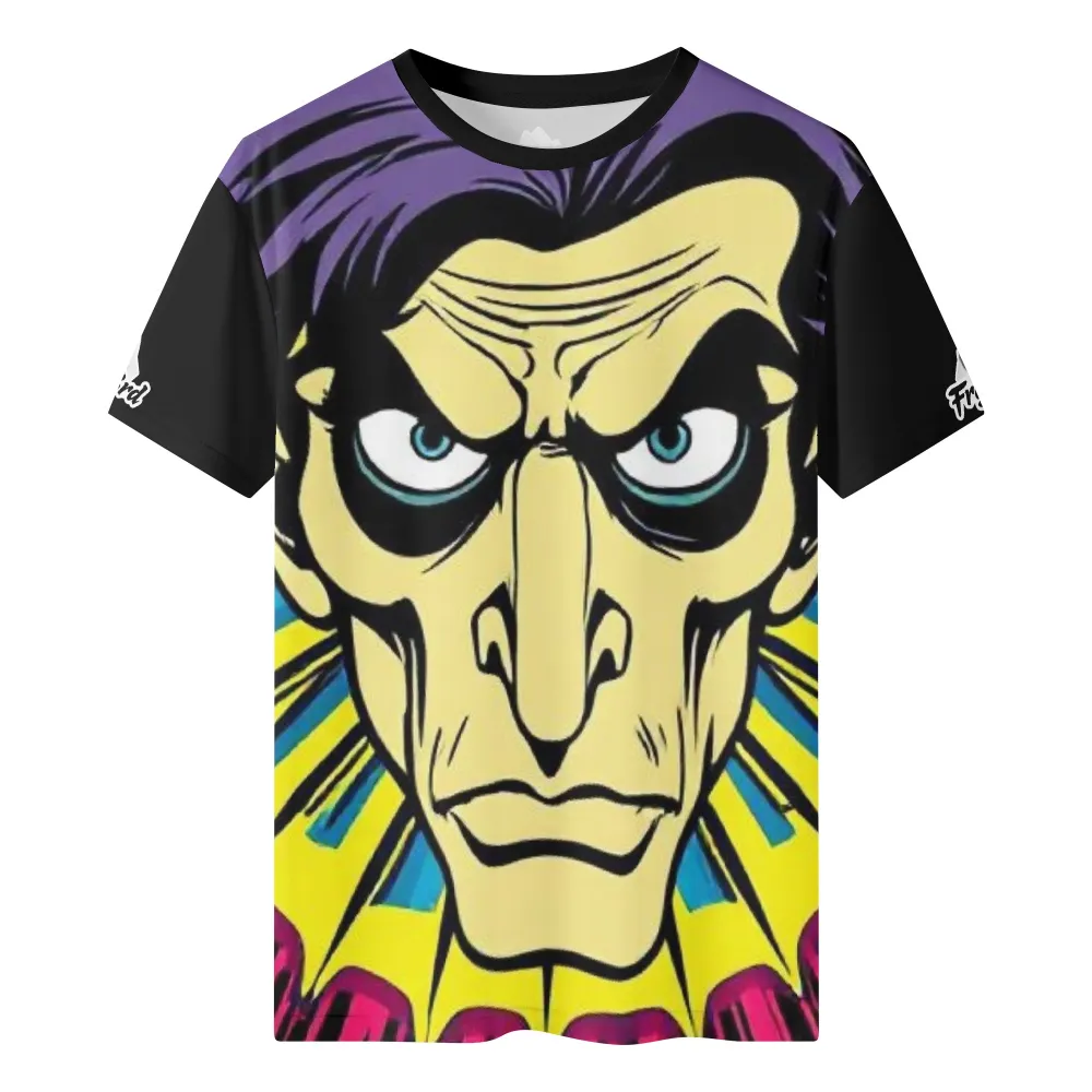 Men's All Over Print Cunning Villain T-Shirt, Two-Sided Design, Moisture-Wicking, FOREIGNBREED