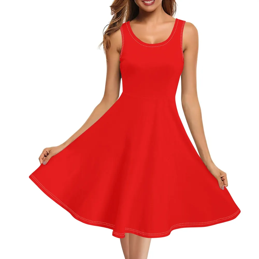 Red Tank Wrap Dress – Own Your Style, Elevate Your Confidence
