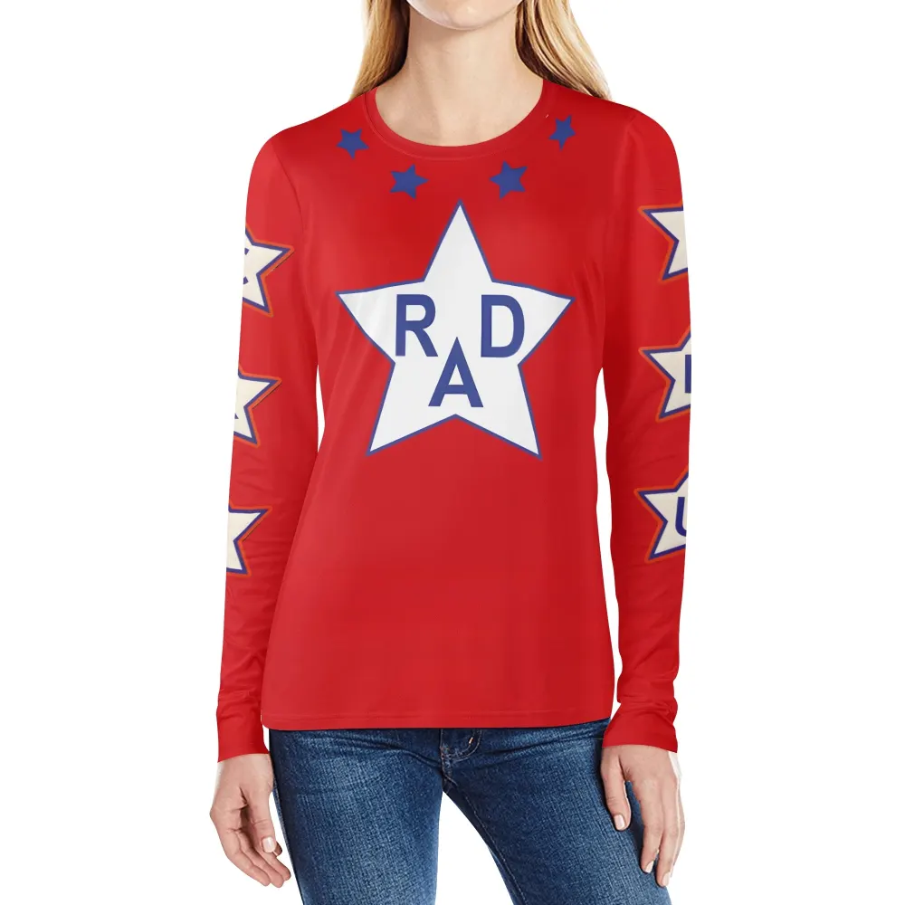 Rad Movie BMX Women's Jersey Cru Jones 33 Replica Jersey Long Sleeve T Shirt
