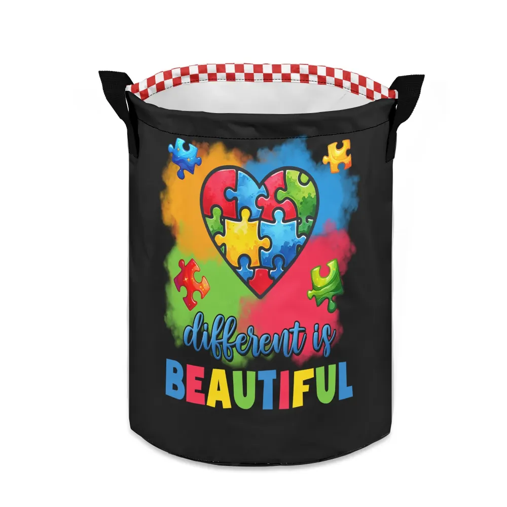 "Supporting Autism" Laundry Basket