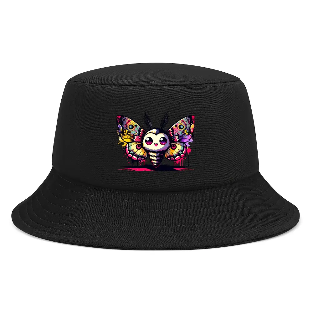 Gothic Moth Bucket Hat