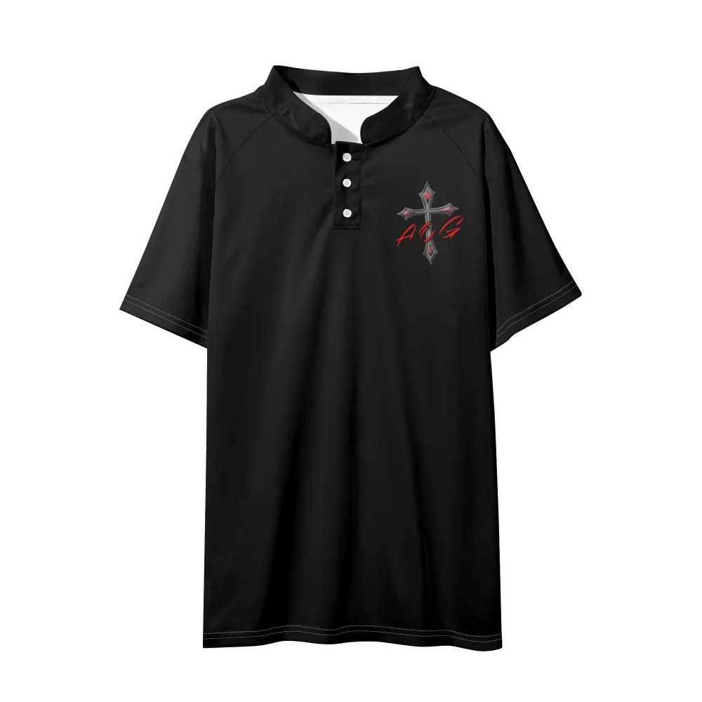 Armor of God Men's Golf Short Sleeve Polo Shirt - Comfortable Casual/Work Style Top with Durable Polyester Fabric