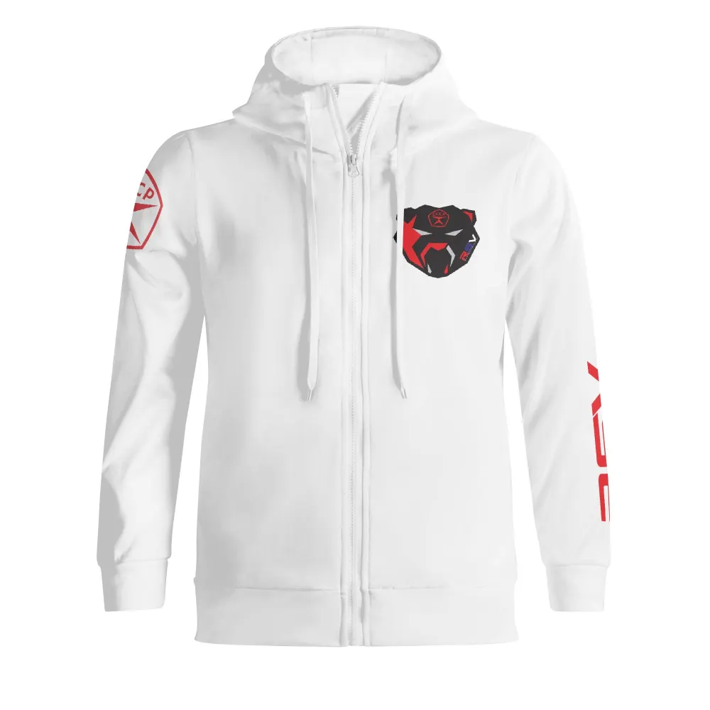 Adult Full Zip Turtleneck Hoodie Streetwear
