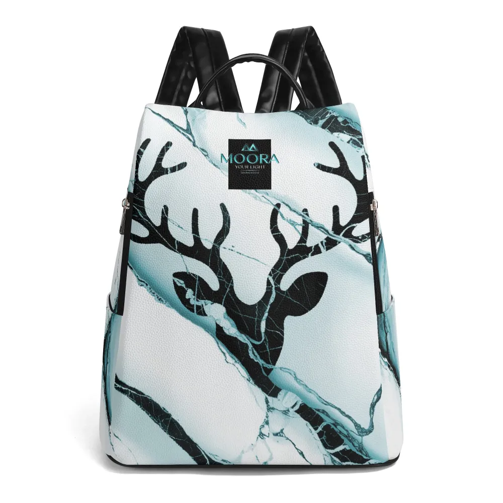 Ho Deer-Travel PU Leather Daypack | Anti-Theft Backpack for Everyday Adventures