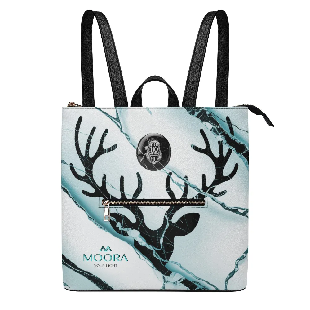 Ho Deer-Casual PU Leather Backpack | Stylish Durable Everyday Bag