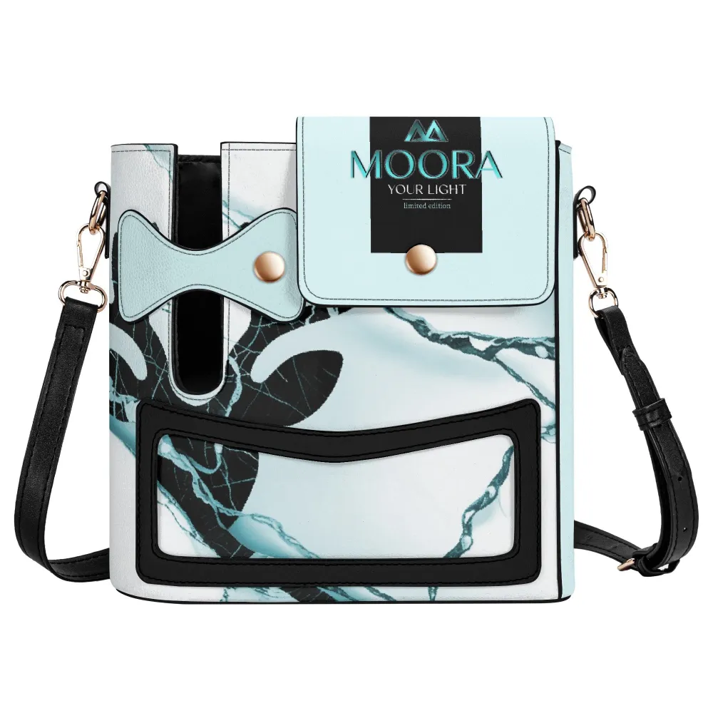 Ho Deer-PU Leather Outdoor Portable Crossbody Water Cup Storage Bag