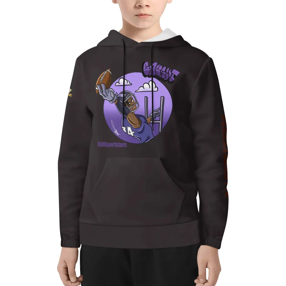 Youth Lightweight All Over Printing Hoodie Sweatshirt