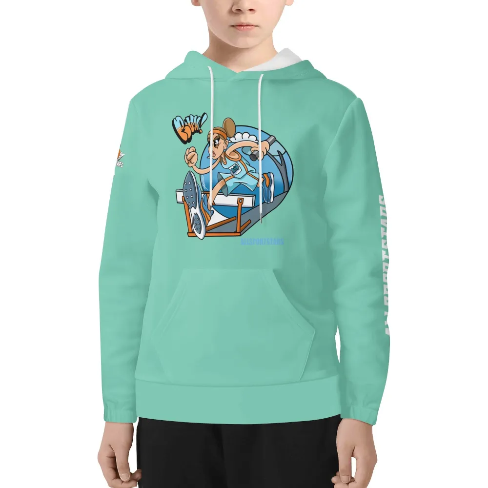 Youth Lightweight All Over Printing Hoodie Sweatshirt