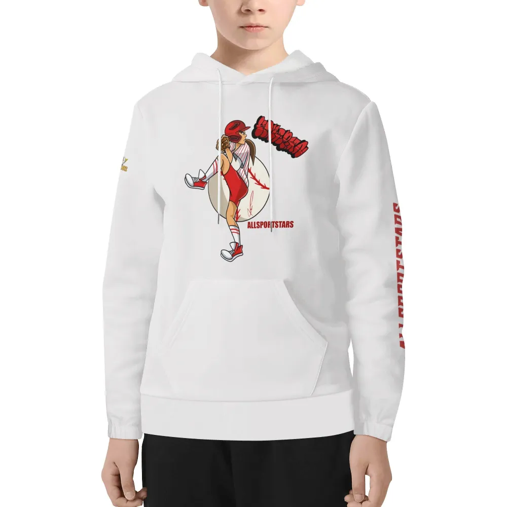 Youth Lightweight All Over Printing Hoodie Sweatshirt