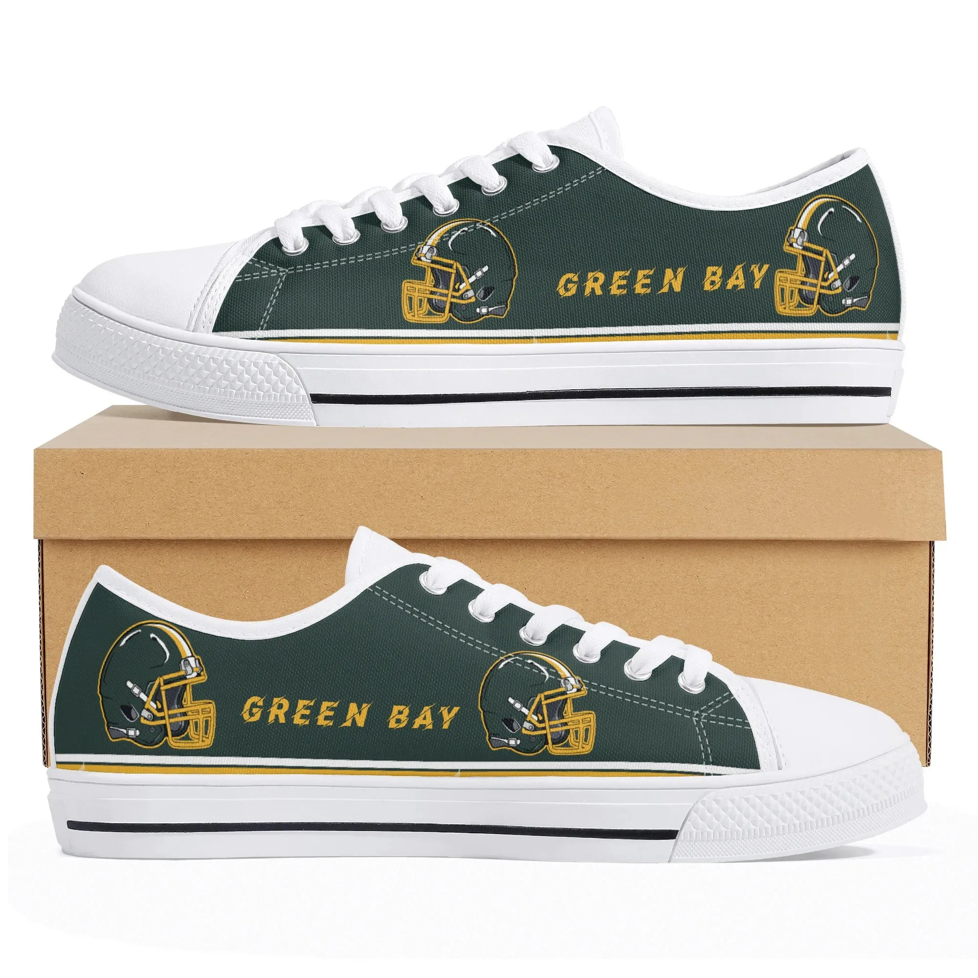 Men's Rubber Low Top Canvas Shoes