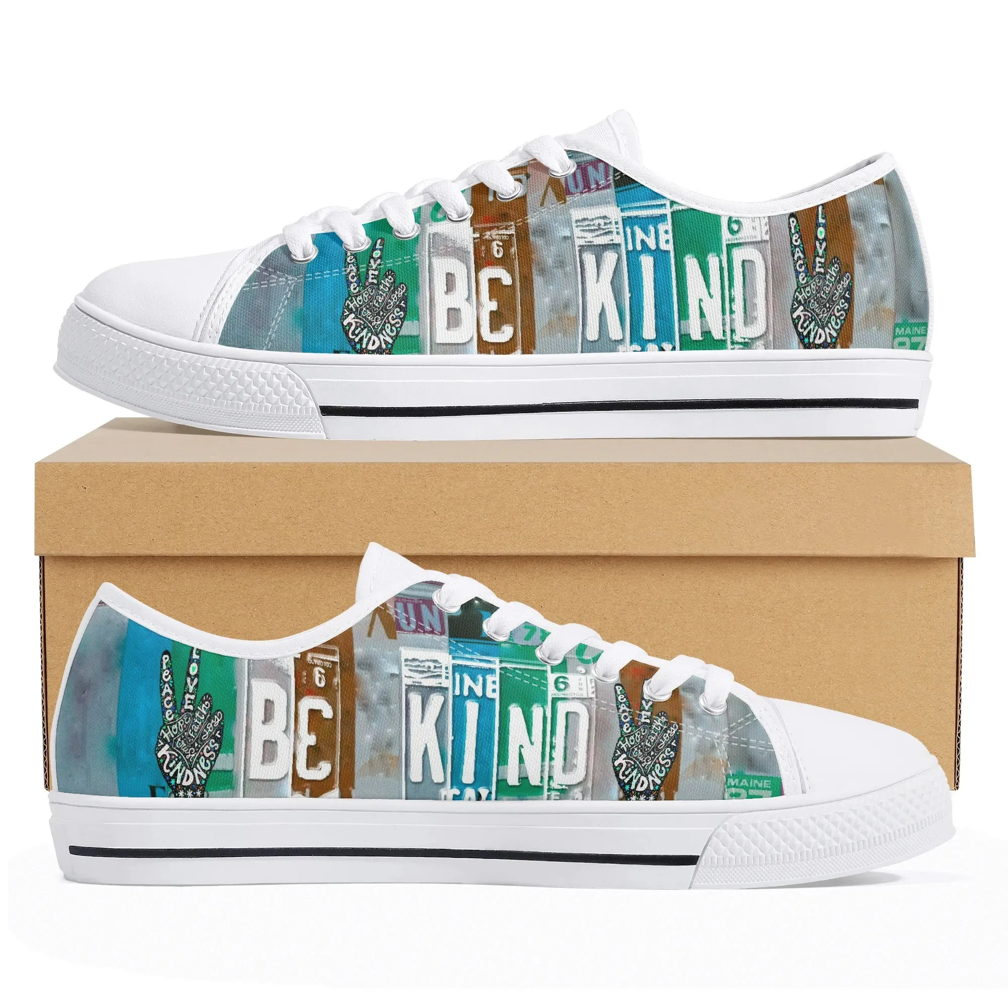 Women's Rubber Low Top Canvas Shoes