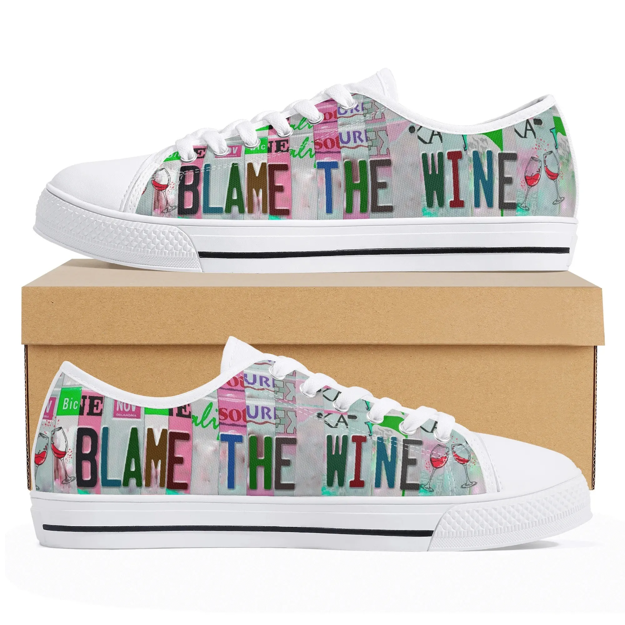 Women's Rubber Low Top Canvas Shoes