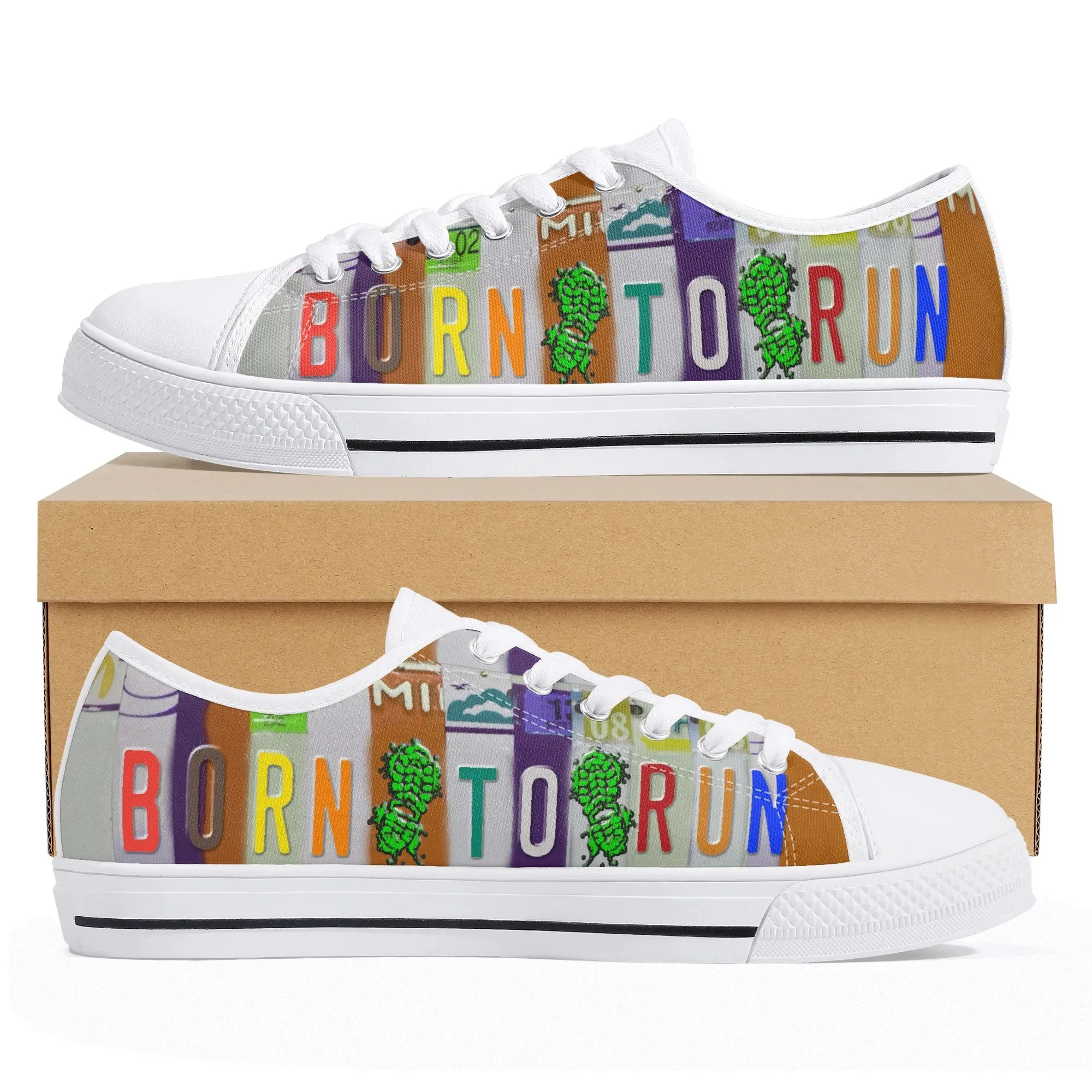 Women's Rubber Low Top Canvas Shoes