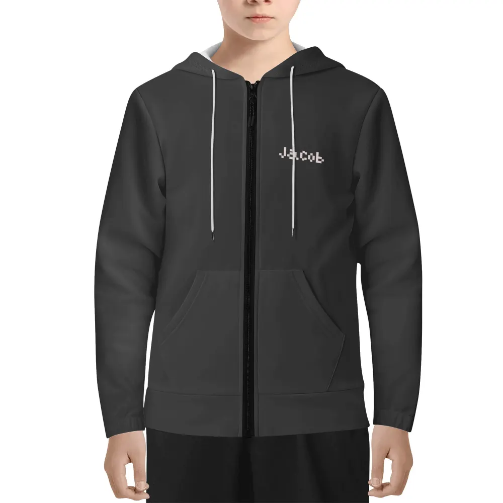 Youth Lightweight Zipper Jumper Sweatshirt Hoodie