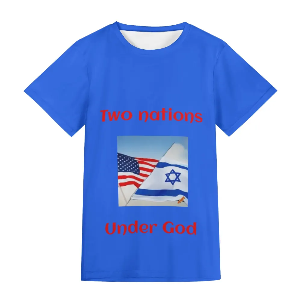 Unisex nations under God Adult Short Sleeve Tshirt